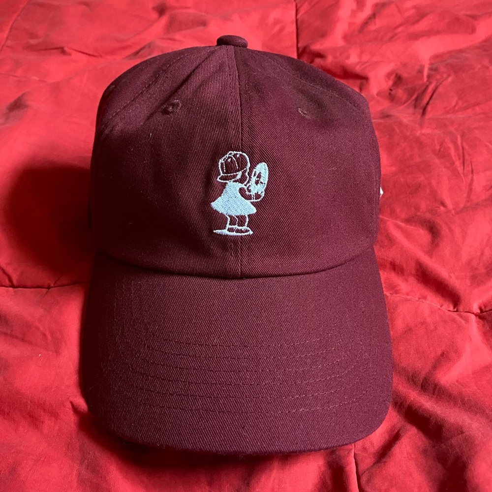 Stereo Vinyl’s dad cap.